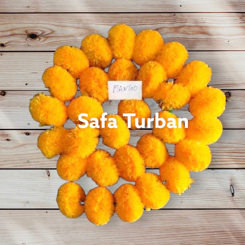 Fluffy Flowers Garlands for Decoration (sold per Bag- 5 Strings per Bag)