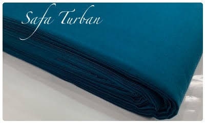 Sikh Turban- Peacock Green (Full Voile and Rubia(Medium)/Half and Half Voile)