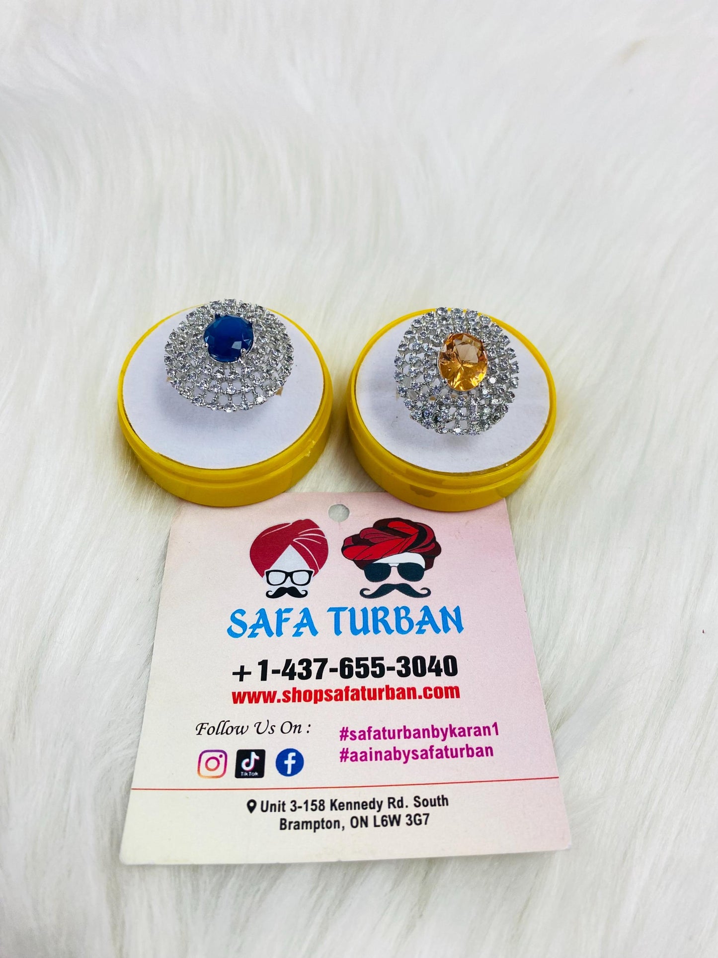 American Diamond Look/Artificial Silver Ring For Women and Girls