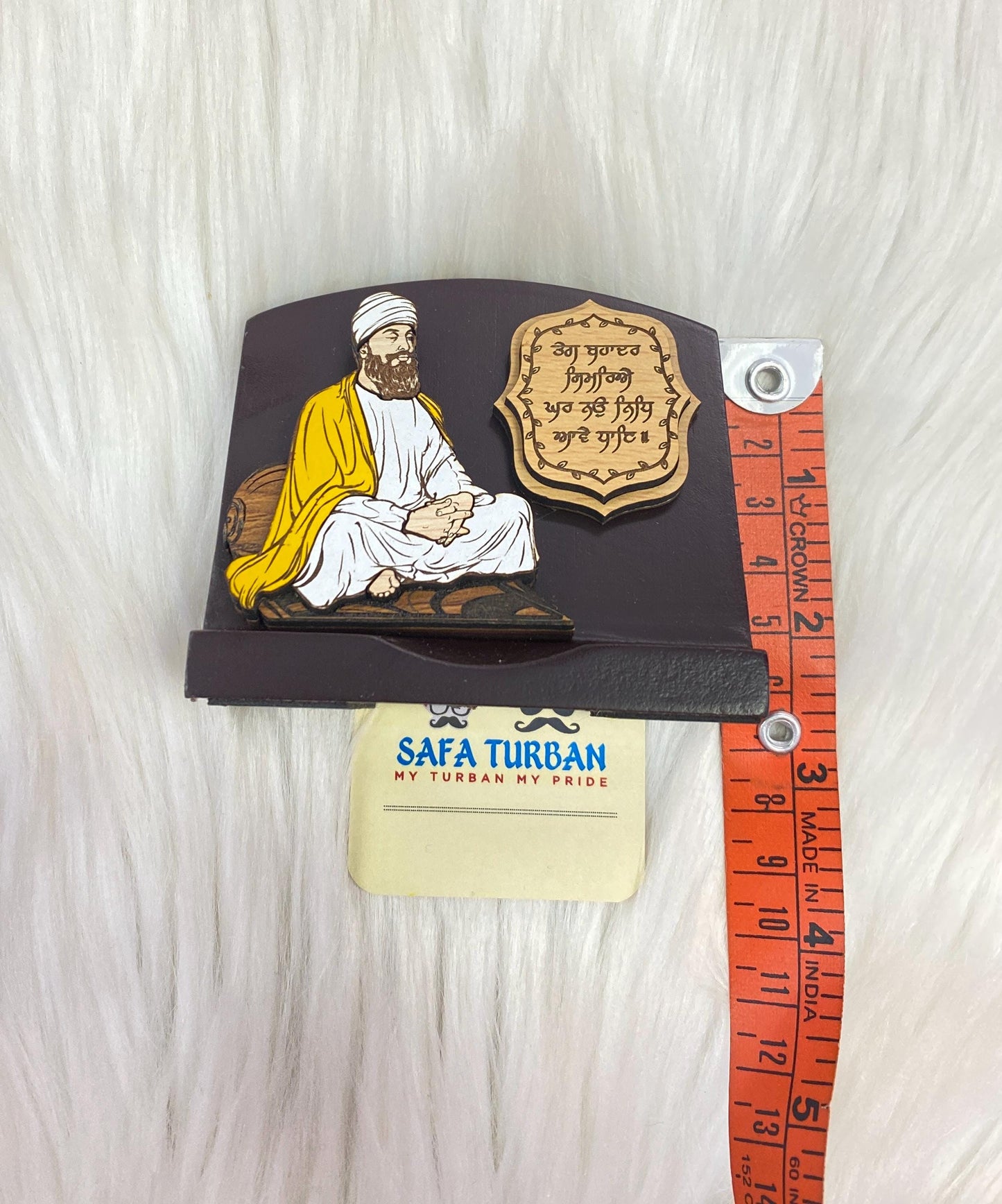 Wood Car/Truck/Office Dashboard/TableTop Display Accessories/Religious/Sikh item