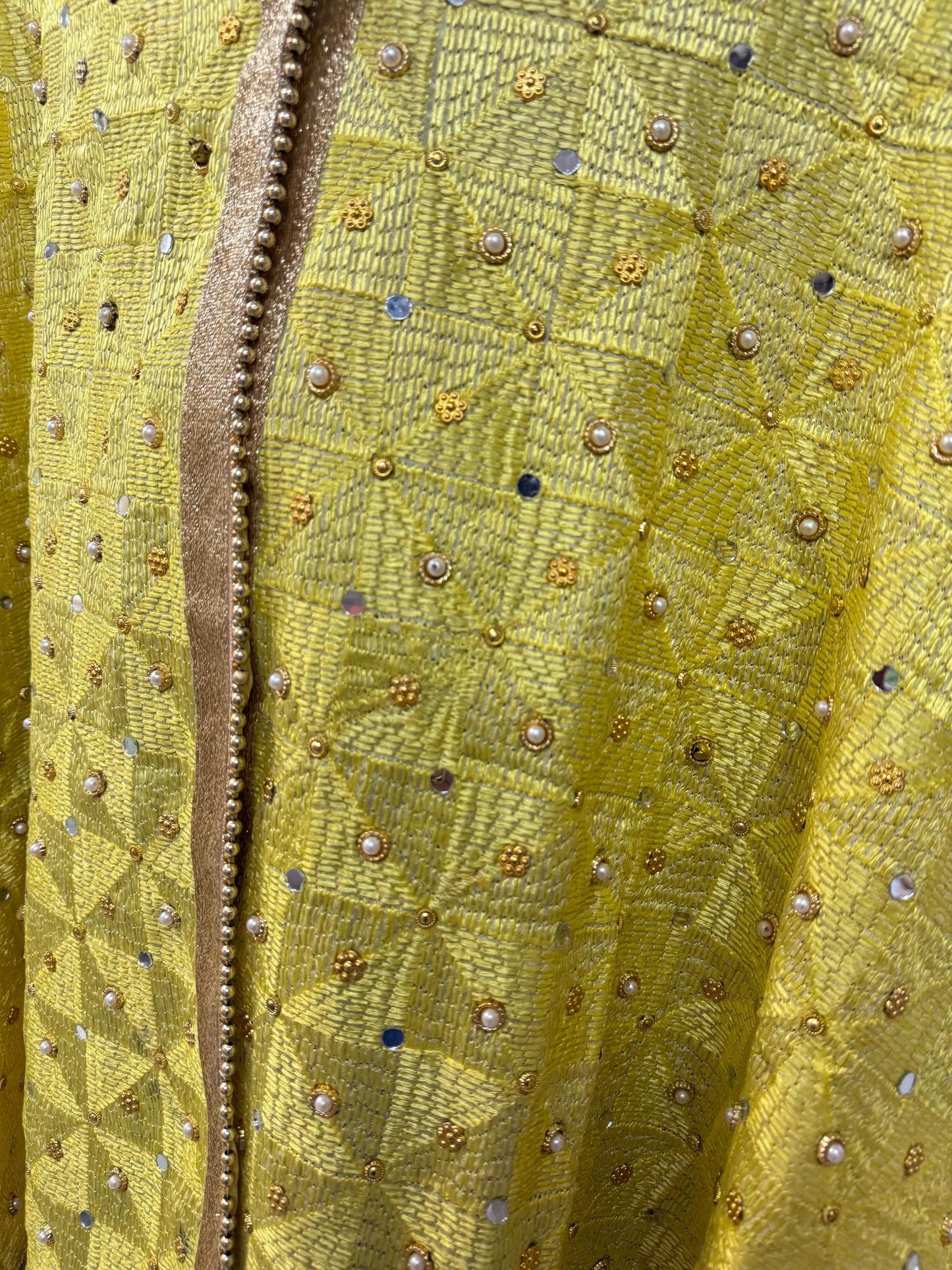 Phulkari Dupatta- Women's Phulkari Dupatta, Scarf, Multicolour Phulkari Chunni, Dupatta