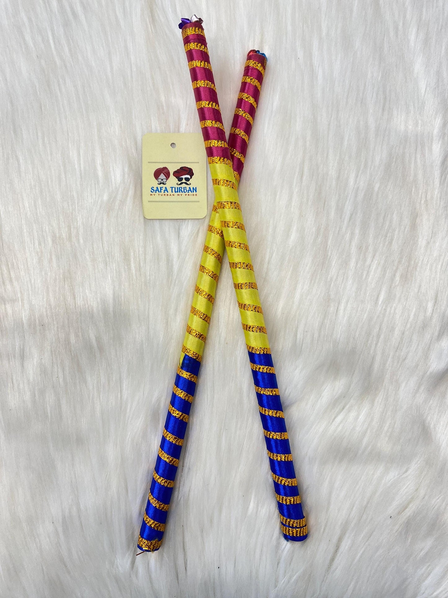 Multicolor Wooden Multicolor Dandiya Garba Sticks II Multidesign Dance Garba Sticks || dandia