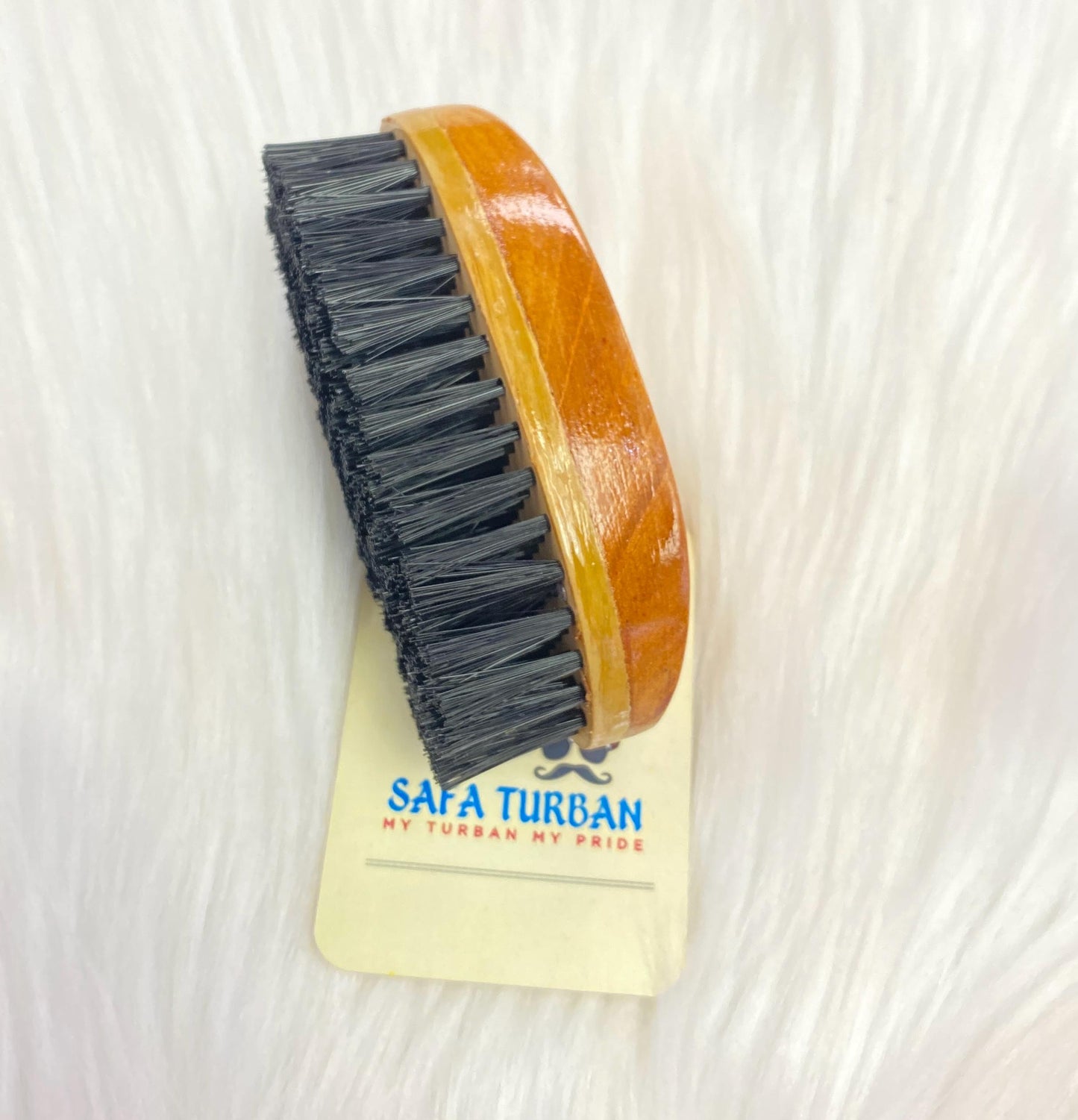 Wood Brush-Wood Colour (Brown) II For Beard| Non-static | Eco-Friendly