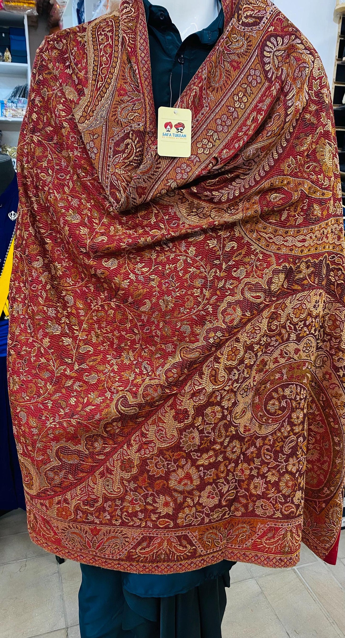 Unisex Pashmina Shawl/ Pashmina Stole Dupatta, Multicolour woolen Shawl