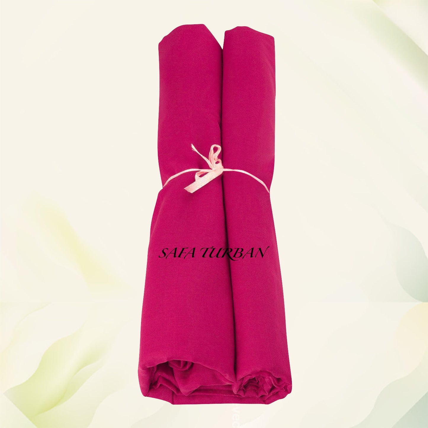 Sikh Turban- Magenta (Full Voile and Rubia(Medium)/Half and Half Voile), Sikh Turban, Turban Fabric