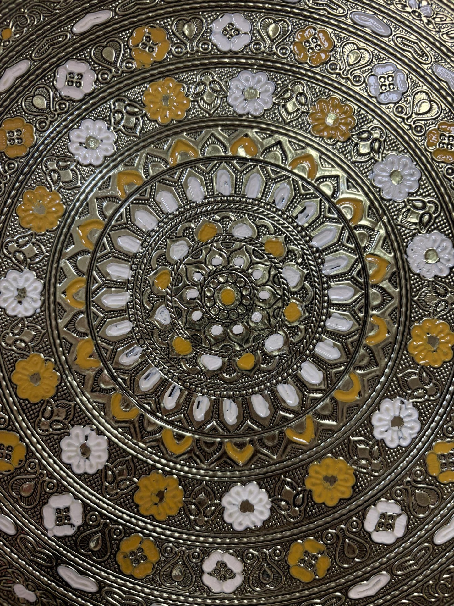 Decorative Meenakari Plate/Thalli/ Thaal for wedding, shagun etc.