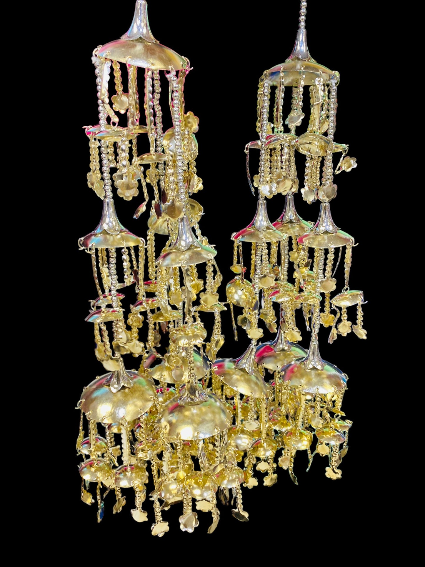 Beautiful Bridal Kaleera Traditional Big Size Kaliras for Bride & Women Hand Hanging Kalera(sold as pair)