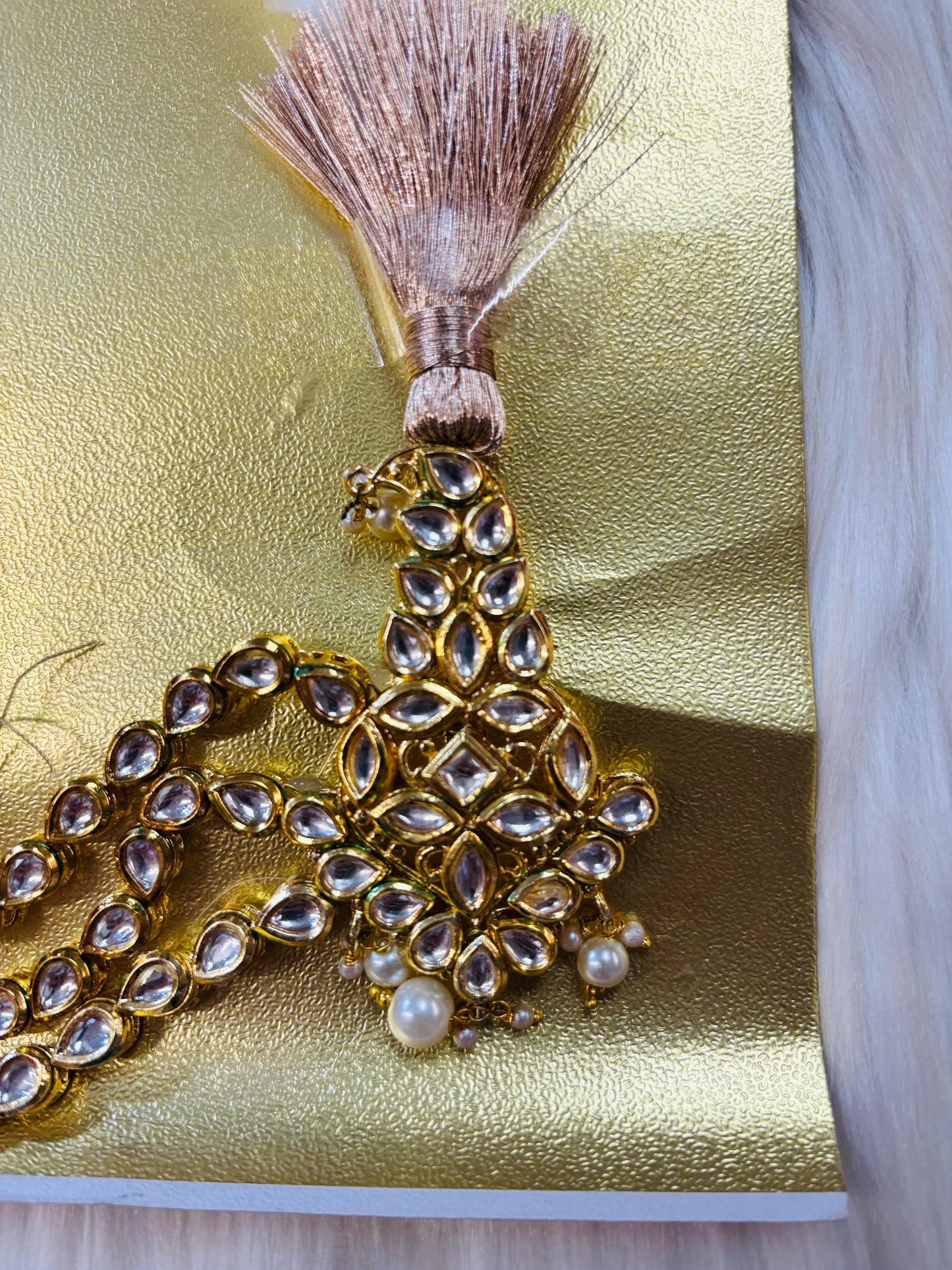 Indian Groom Wedding Accessories- Kalangi/Kalgi with one side string for Men's Safa/Groom Pagdi