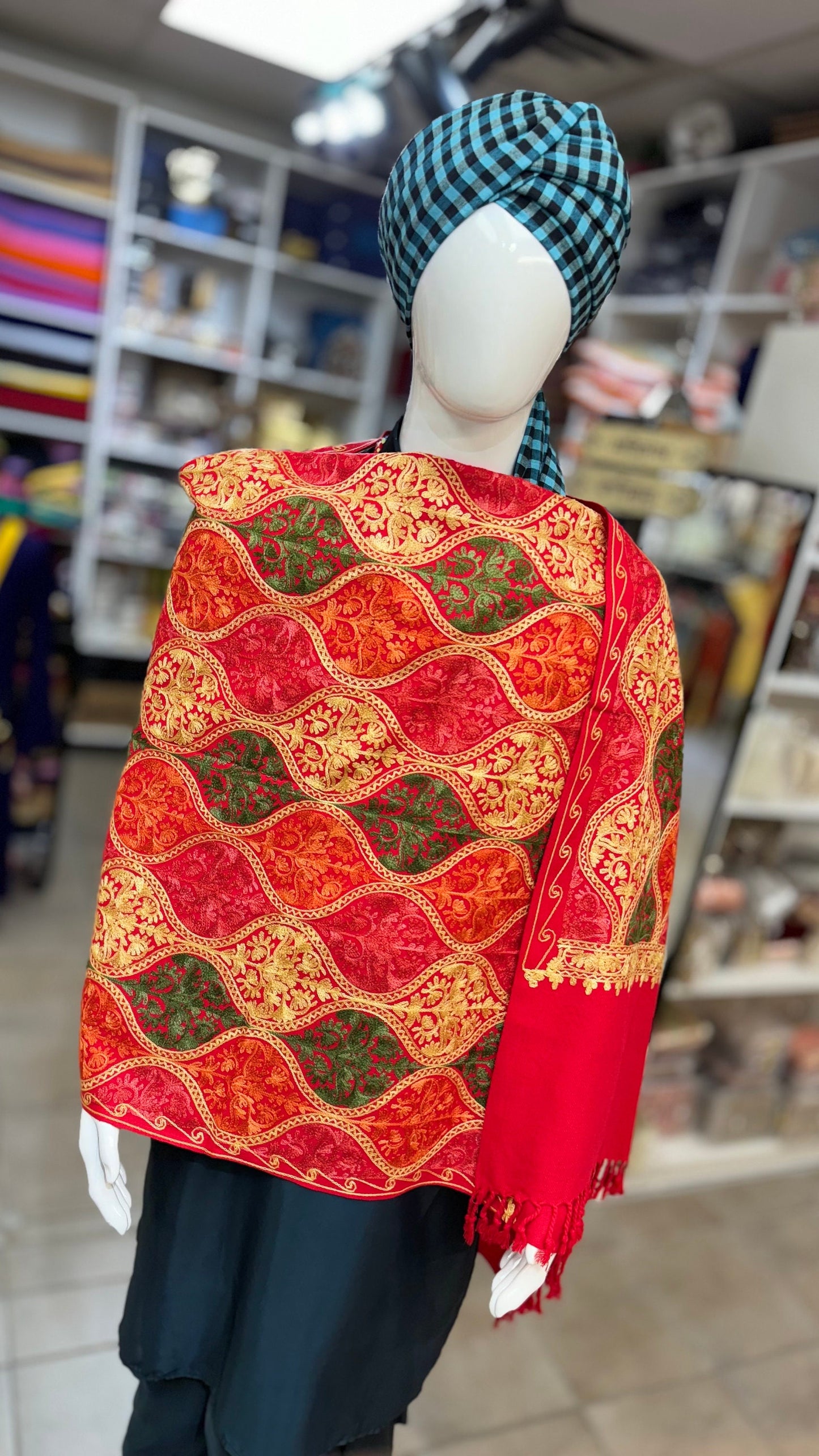 Men & Womens Pashmina Shawl, Unisex Shawl/Scarf/Stole Stylish Print / Shawl for jaggo in Multicolors