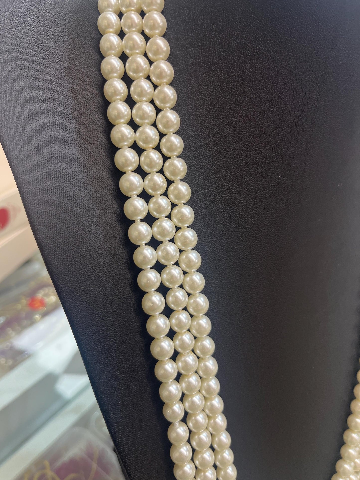 Indian Wedding- Green Pearl Necklace for Men/Groom for Wedding