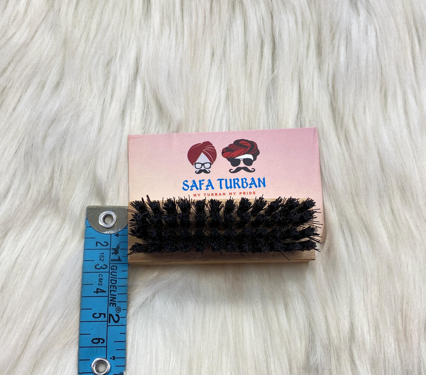 Wood Brush-Wood Colour (Brown) II For Beard| Non-static | Eco-Friendly