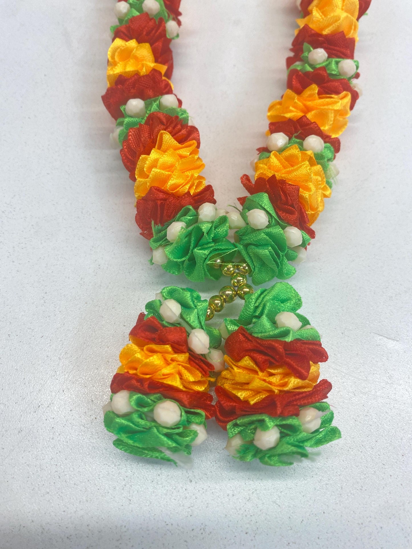 Wedding Accessories- Handmade Artificial Flower Garland/Mala for Milni (Multi colour )