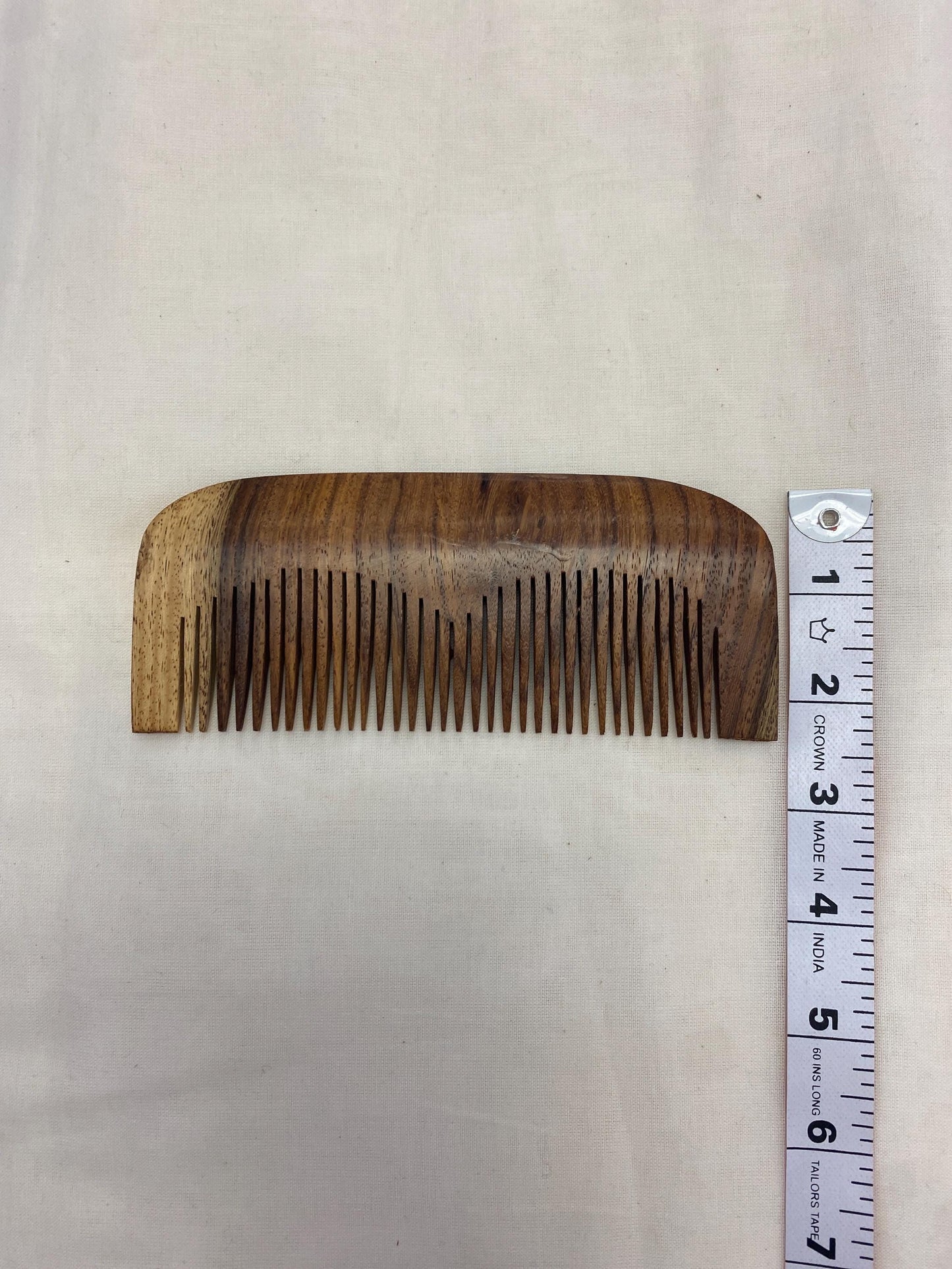 Pure Wood Comb- Wood Colour (Brown) II For Women/Men/Kids | Non-static | Eco-Friendly