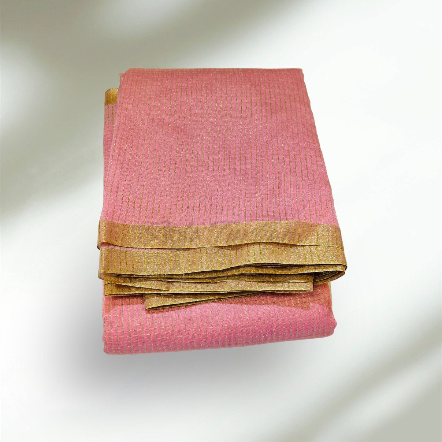 Men's Traditional Turban Fabric/Safa/Pagdi/Pheta Cloth (Golden/Peach/Pink) for Barati/Groom/Social Occasion