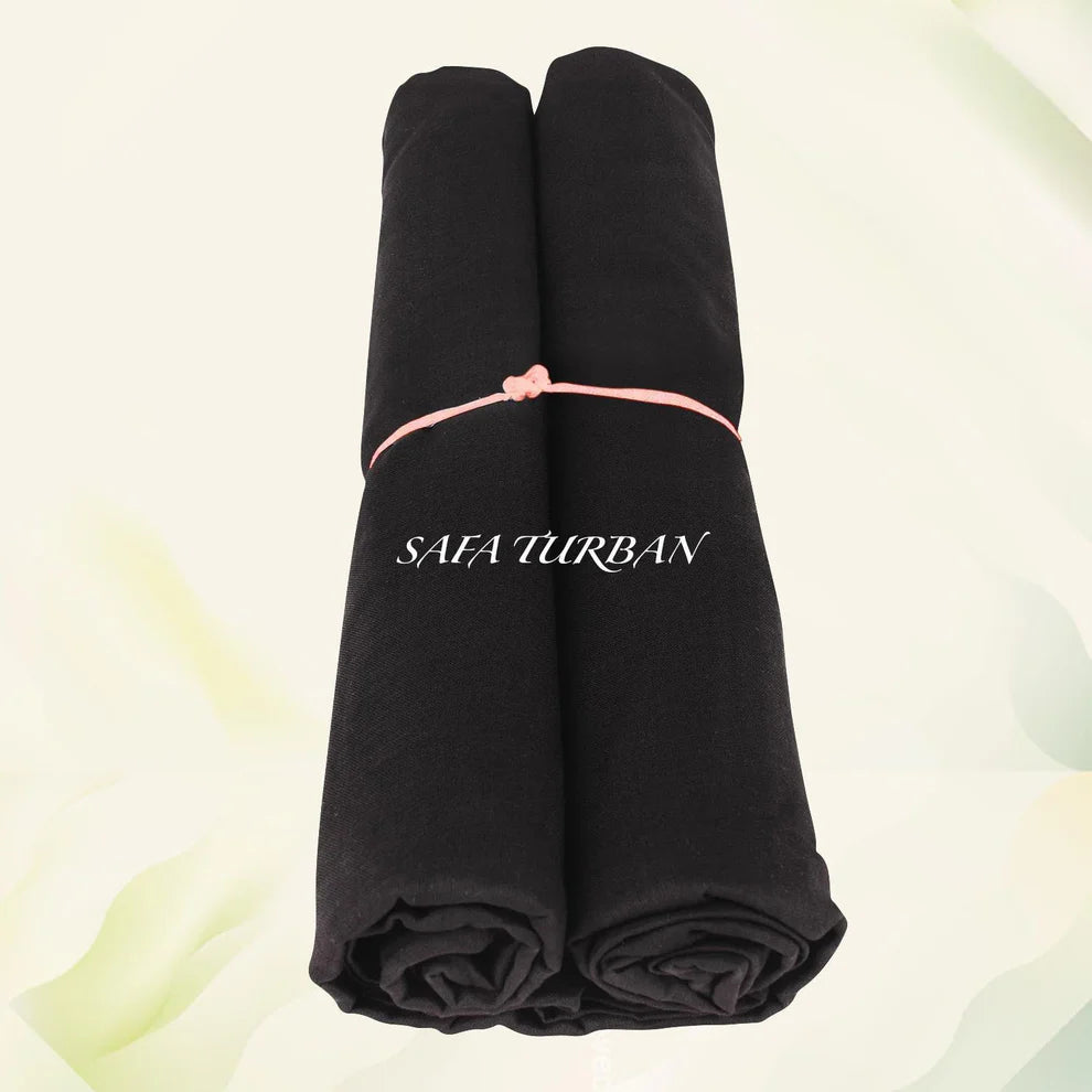 Sikh Turban- Deep Chocolate Brown (Full Voile and Rubia(Medium)/Half and Half Voile)