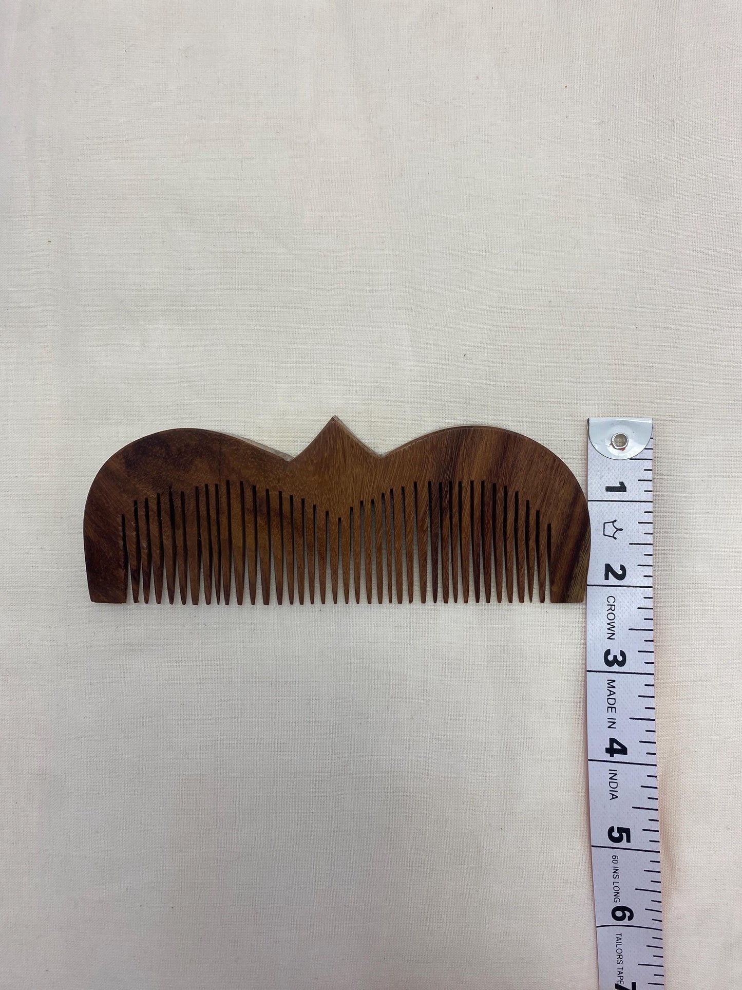 Pure Wood Comb- Wood Colour (Brown) II For Women/Men/Kids | Non-static | Eco-Friendly