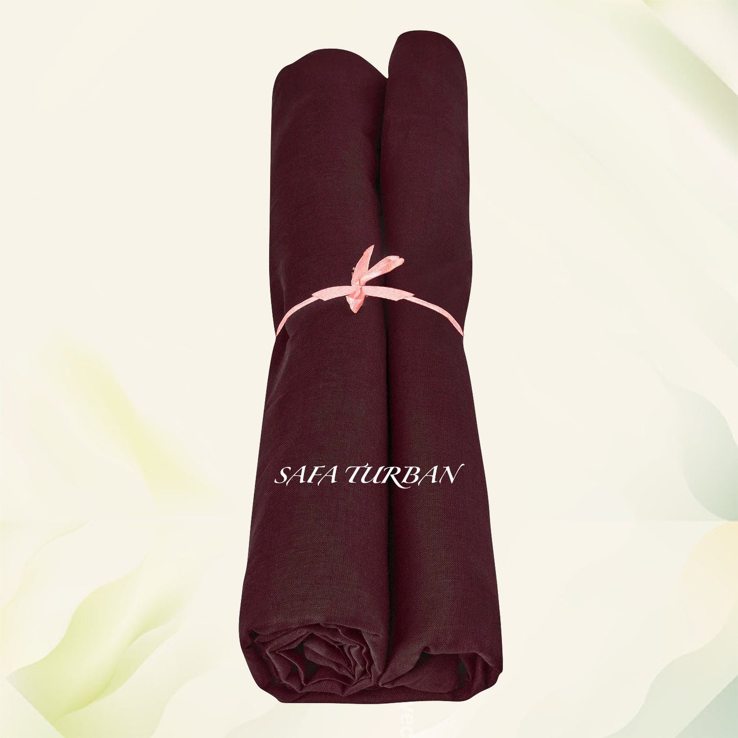 Sikh Turban- Wine (Full Voile and Rubia(Medium)/Half and Half Voile), Sikh Turban, Turban Fabric (stitching/peeko/edges finishing)