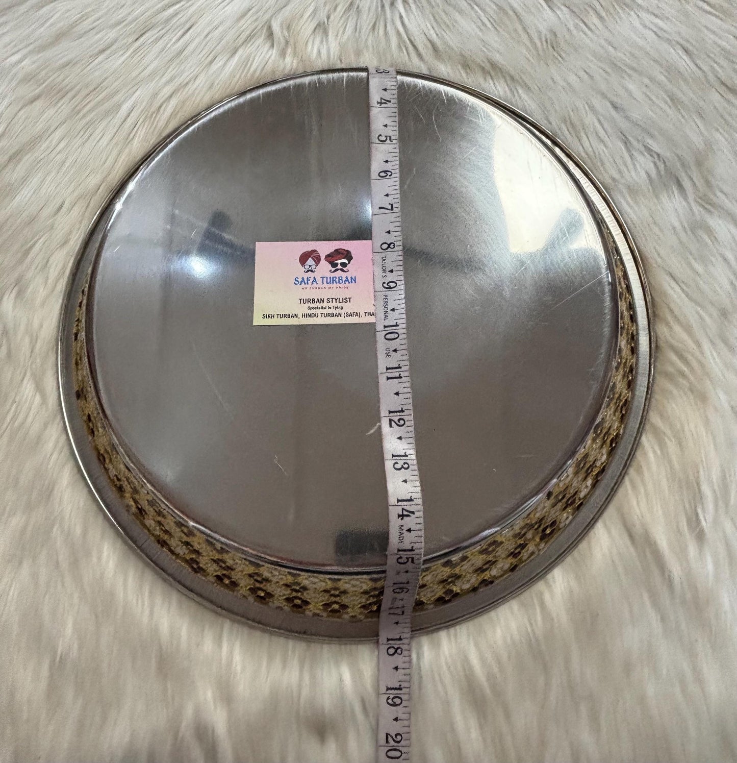 Decorative Meenakari Plate/Thalli/ Thaal for wedding, shagun ceremonies