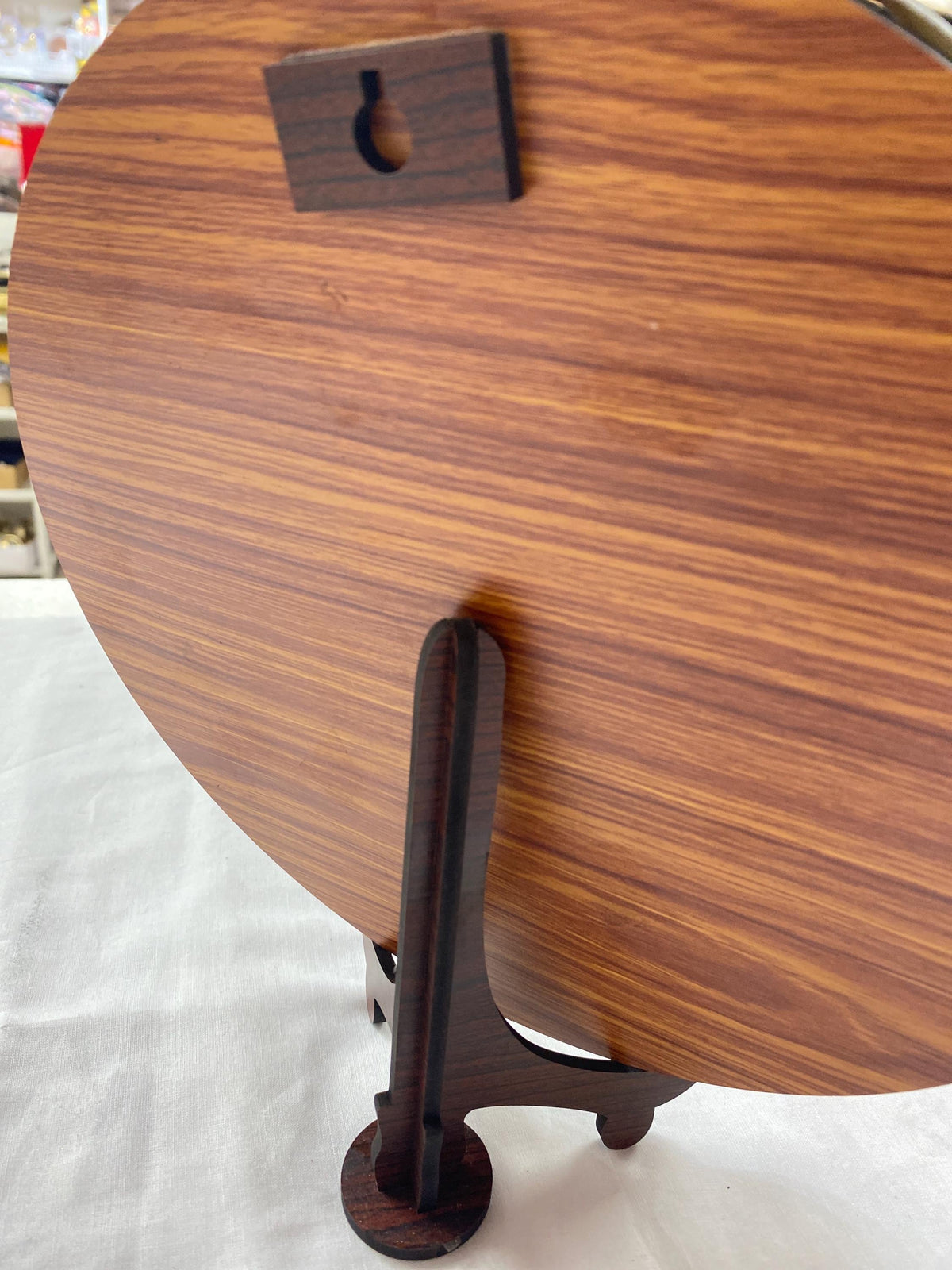 TableTop Wooden Display Accessories- Khanda (light brown)Religious/Sikh item/detachable stand /gift item