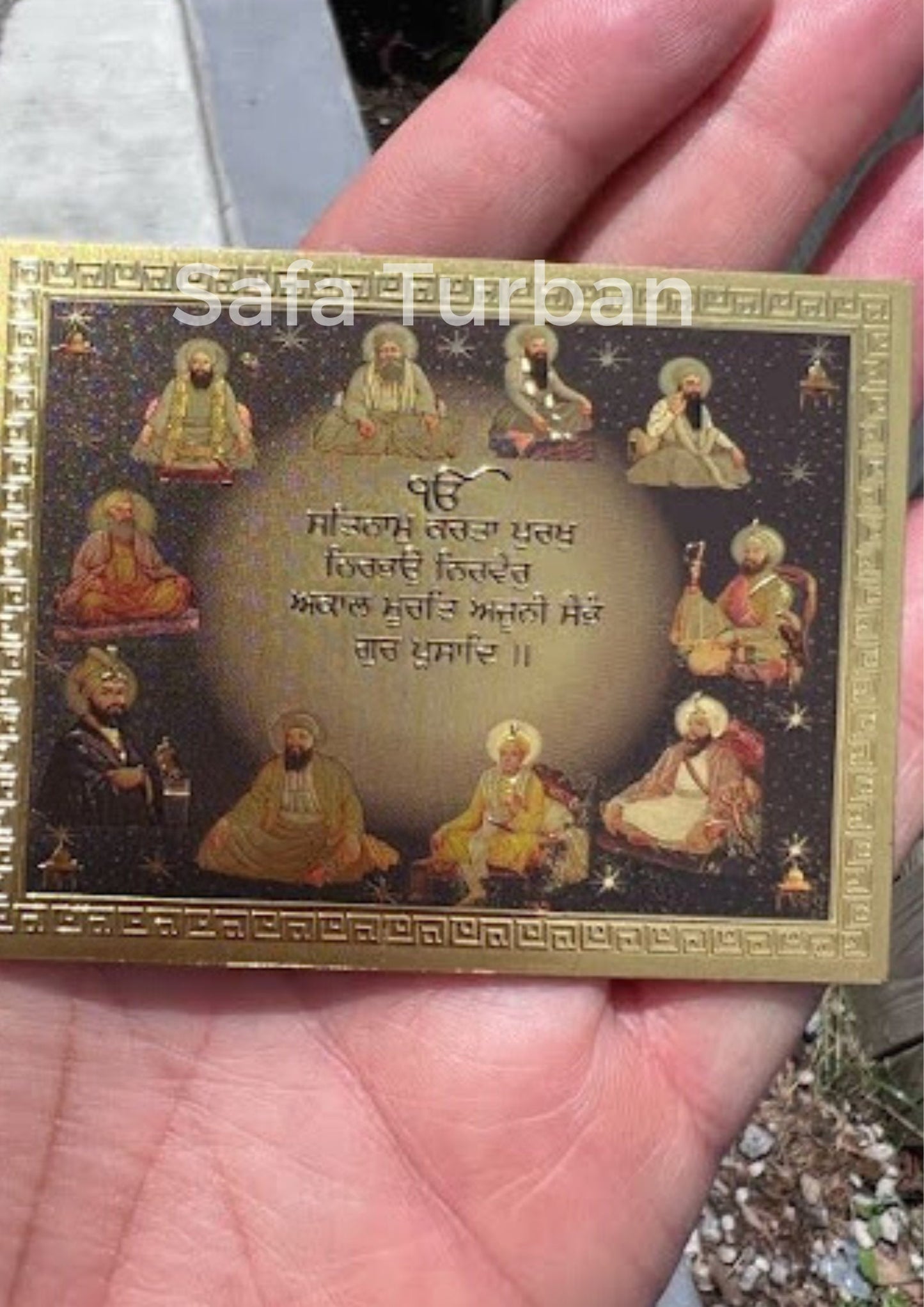 Sikh Golden Temple Fridge Magnet Souvenir- Souvenir-Golden Temple and 10 Sikh Guru Sahib Ji