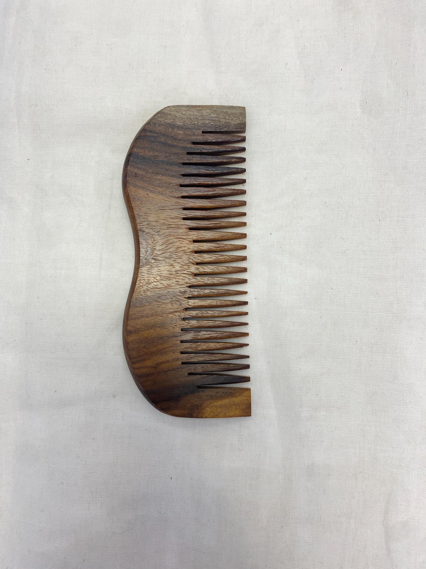 Pure Wood Comb- Wood Colour (Brown) II For Women/Men/Kids | Non-static | Eco-Friendly