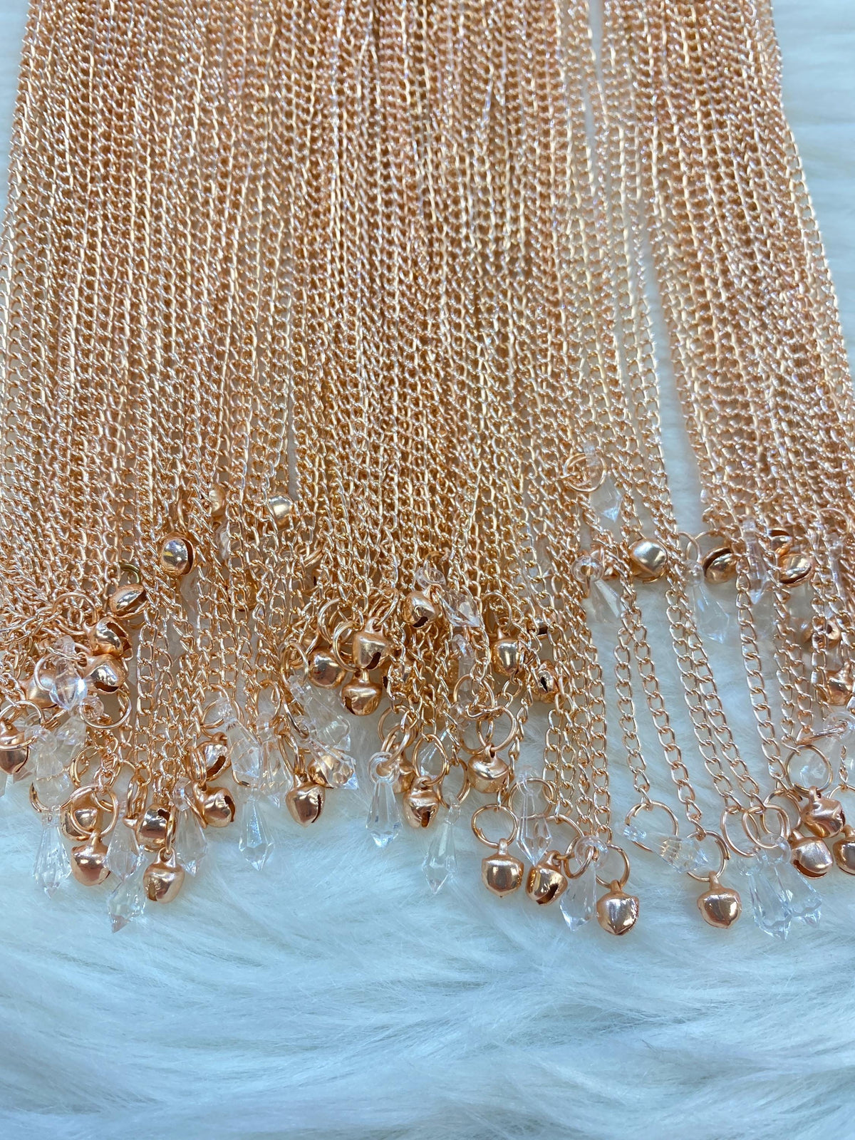 Beautiful Rose Gold Bridal Handmade Antique Kalire/Kaleera/Kalera/Kalira Bridal Hand Hanging Kaleera for Brides/Dulhan/Girls(sold as pair)