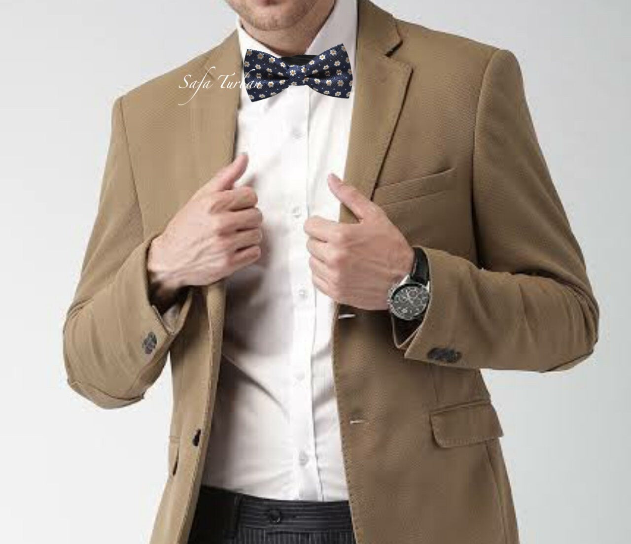 Mens Polyester Bowtie/ Fashion Neck Wear Bow Tie/ designer bow tie/ Adjustable bow tie