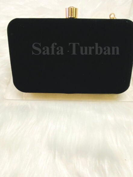 Handimade beautiful bling box clutch, clutch, wedding purse, embroidery purse, clutches, detachable chain sling strap