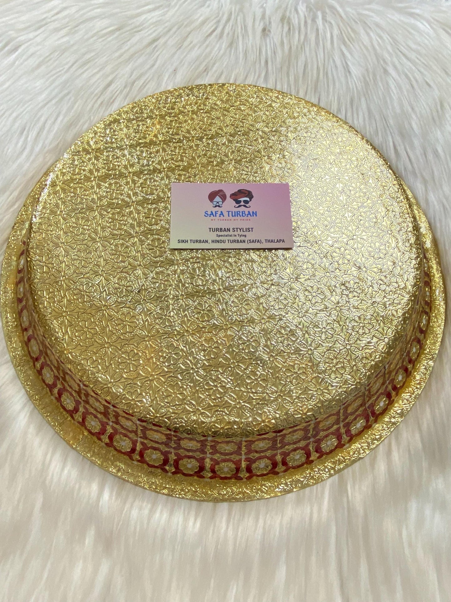 Decorative Meenakari Plate/Thalli/ Thaal for wedding,Shagun etc.