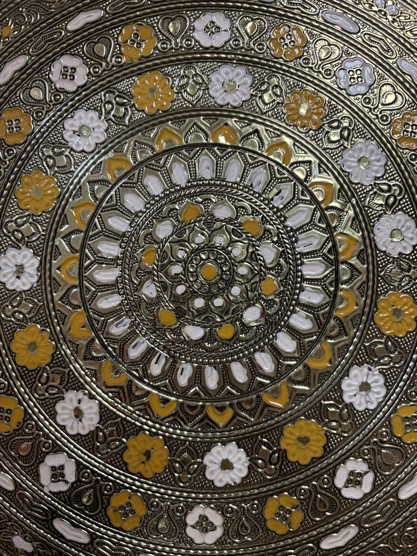 Decorative Meenakari Plate/Thalli/ Thaal for wedding, shagun etc.