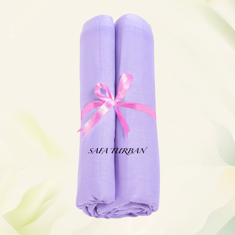 Sikh Turban- Lilac Purple (Full Voile and Rubia(Medium)/Half and Half Voile)