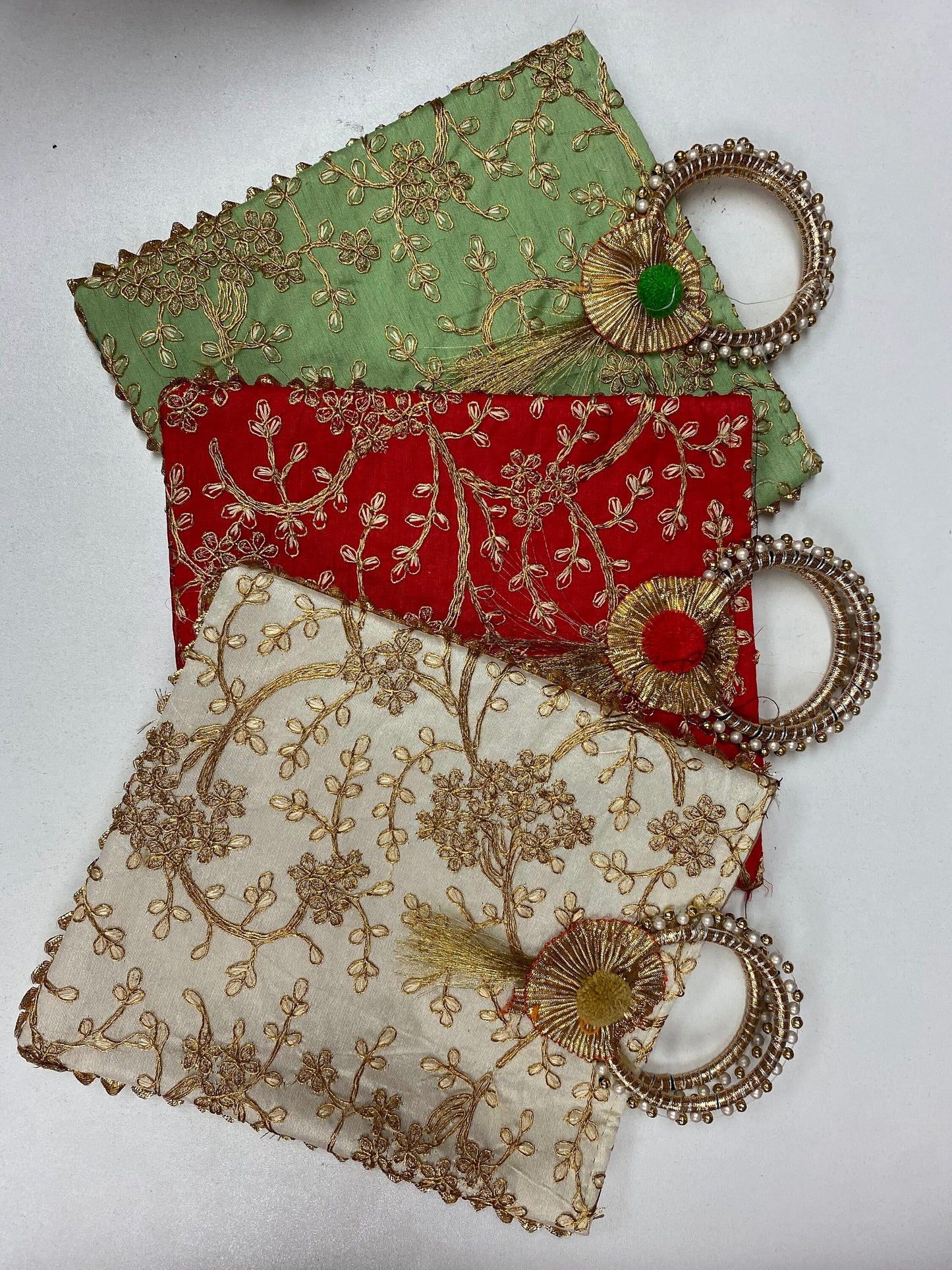 Wedding Accessories- GIFTING BEST WISHES Gotta Patti Potli/Bride & Groom Shagun Potli/ Gift Pouches for Return Gifts