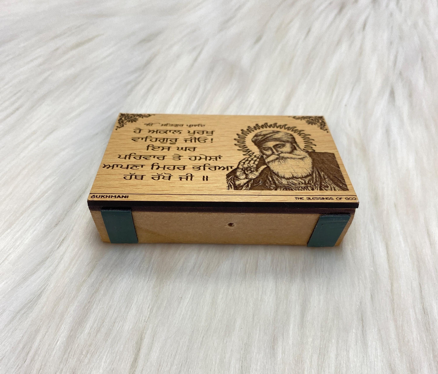 Wood Car/Truck/Office Dashboard/TableTop Display Accessories/Religious/Sikh item