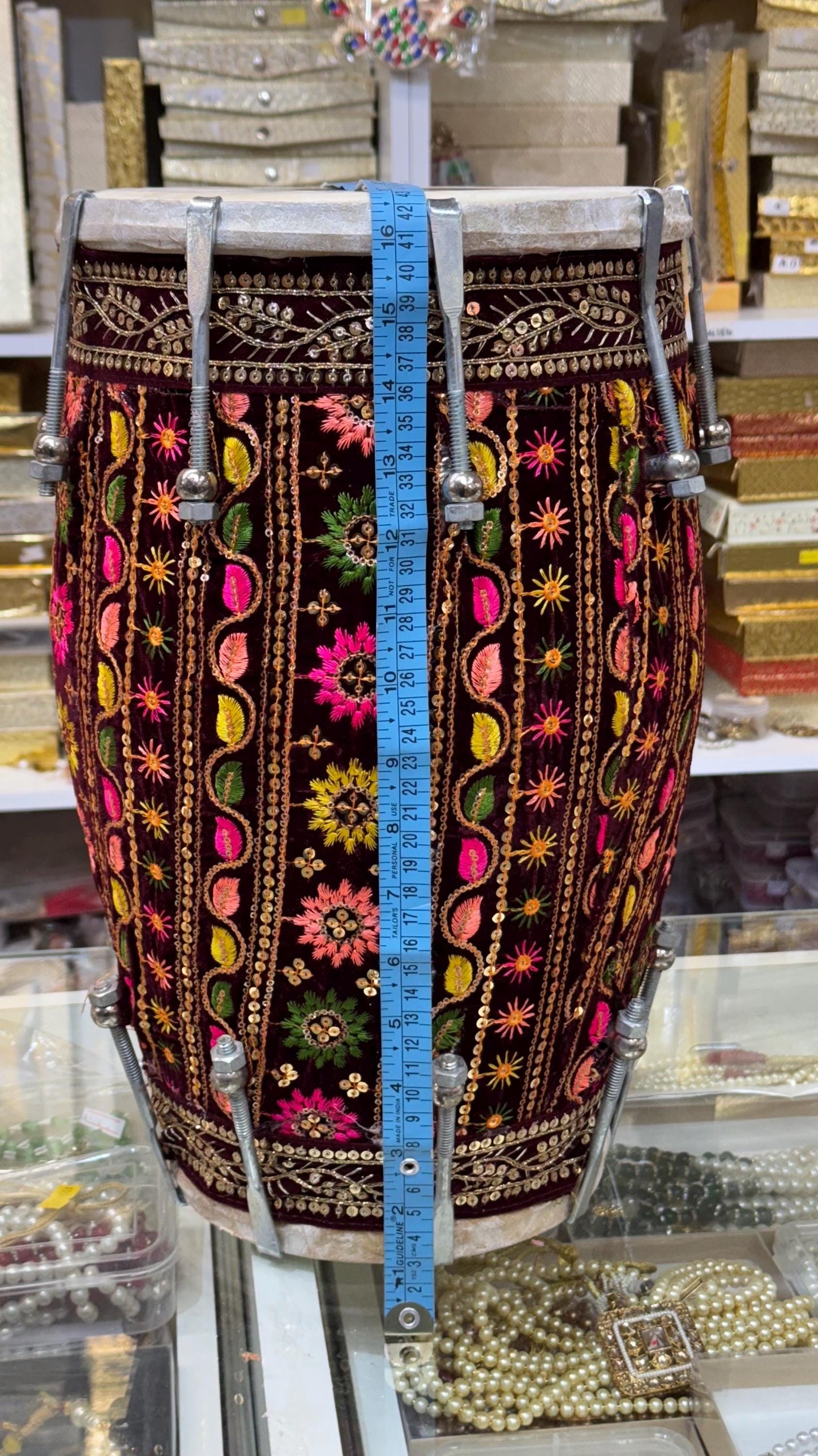 Multi Dholki/Decorative Dholki/Wedding Celebration Instrument
