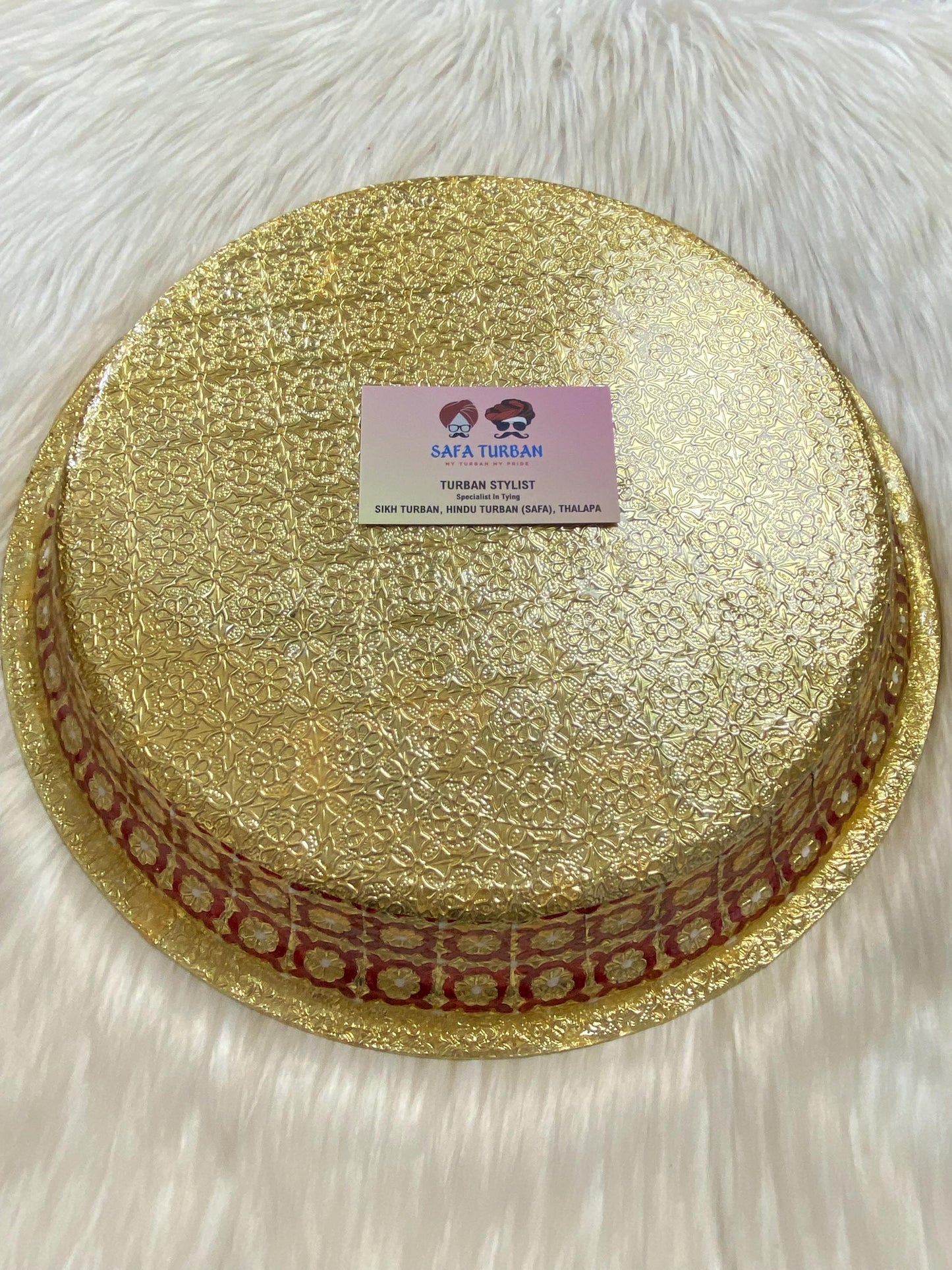 Decorative Meenakari Plate/Thalli/ Thaal for wedding,Shagun etc.