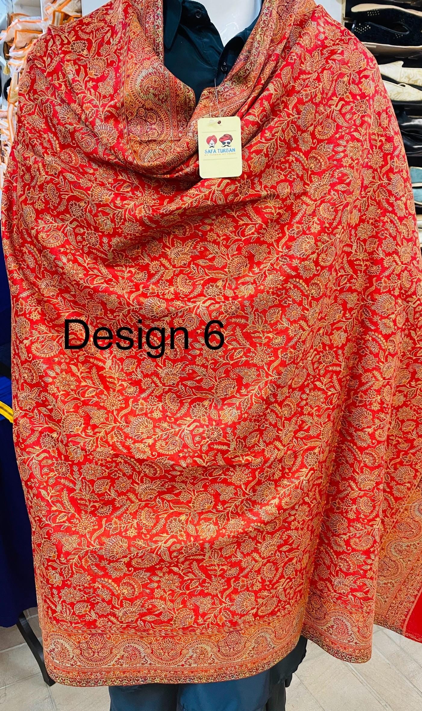 Unisex Pashmina Shawl/ Pashmina Stole Dupatta, Multicolour woolen Shawl