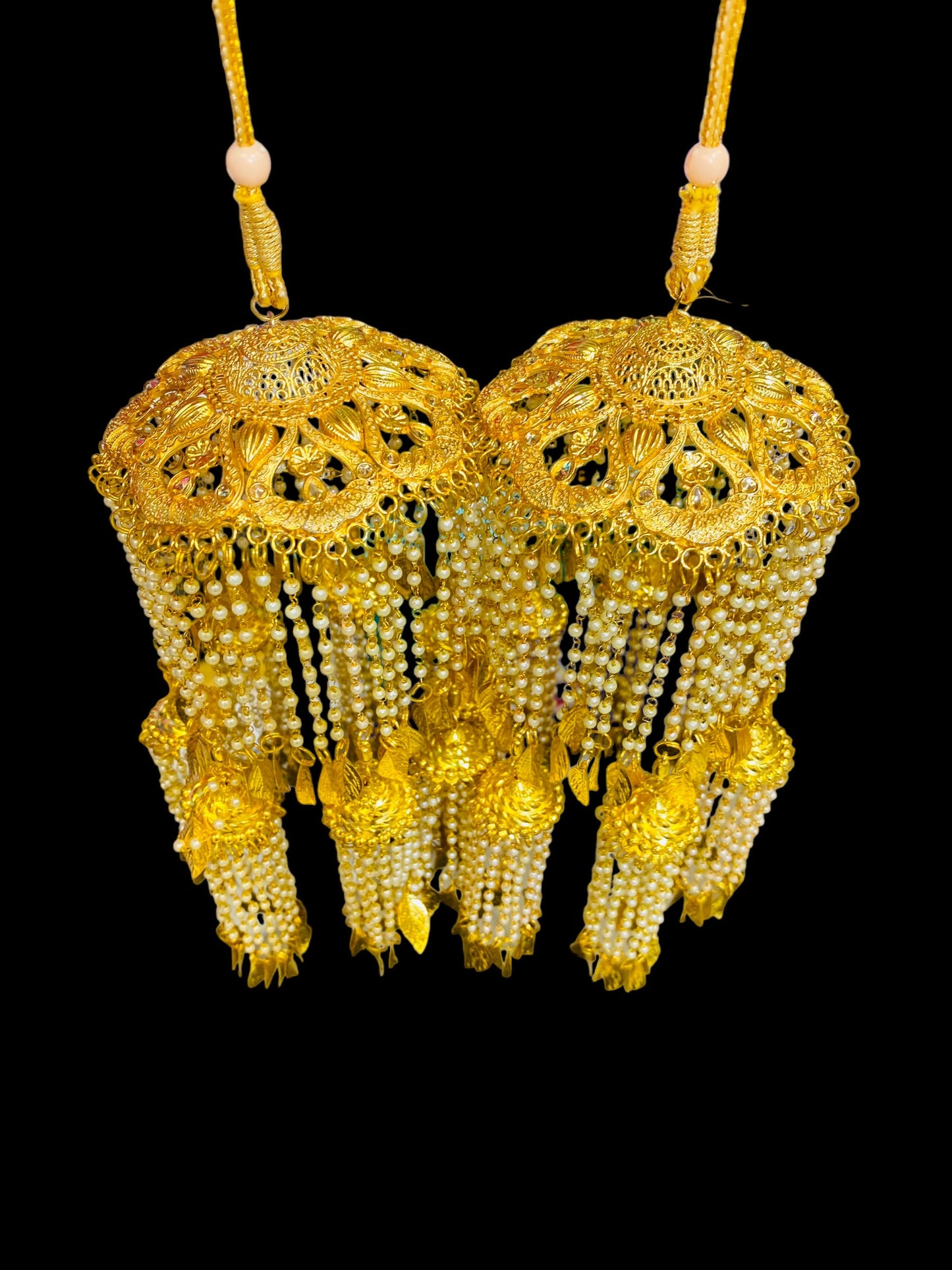 Beautiful Bridal Kaleera Traditional Big Size Kaliras for Bride & Women Hand Hanging Kalera(sold as pair)