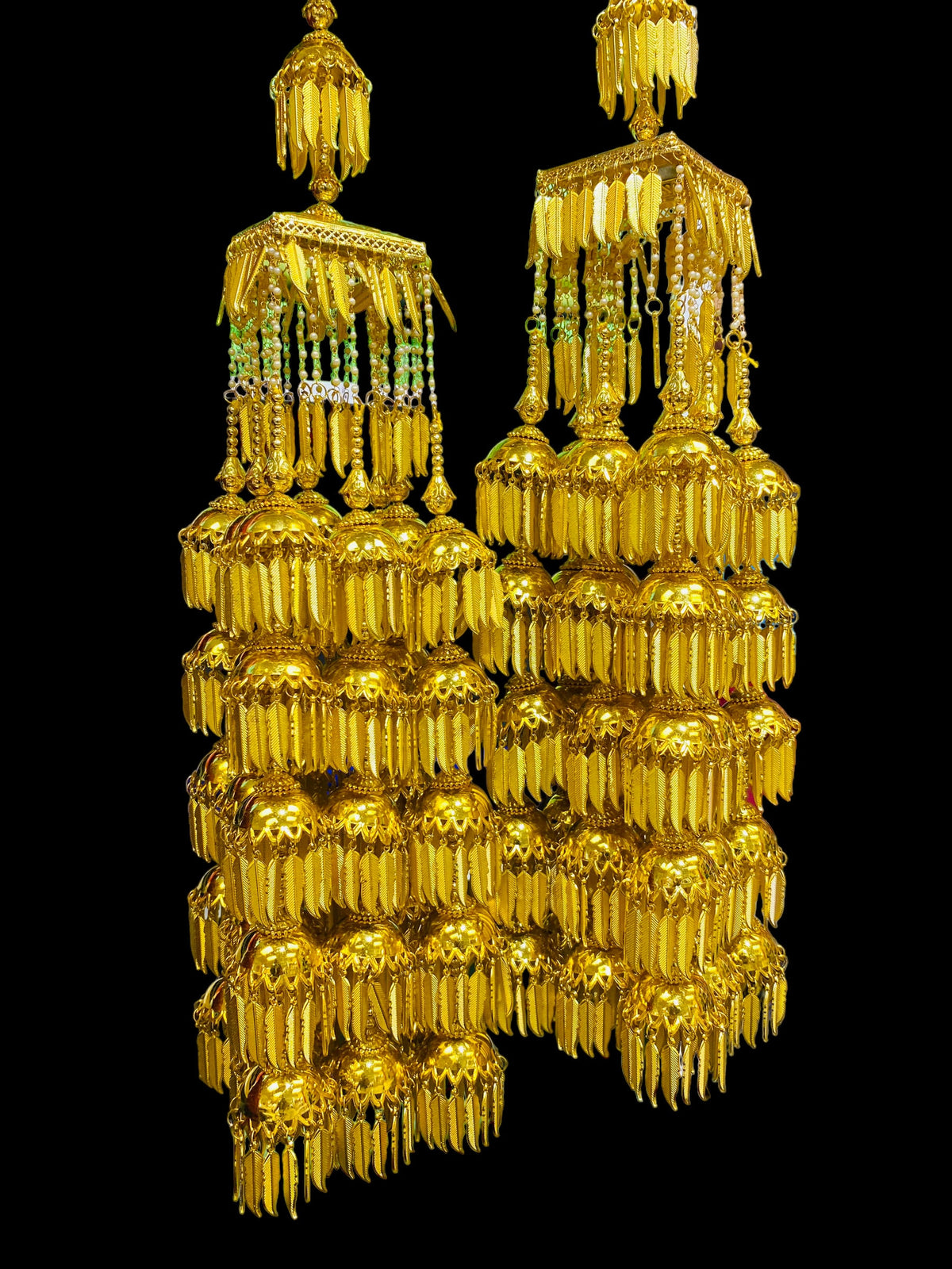 Beautiful Bridal Kaleera Traditional Big Size Kaliras for Bride & Women Hand Hanging Kalera(sold as pair)