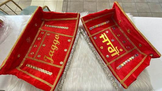 Indian Wedding Accessories-  Chajj/Chaaz for Jaggo Function (Bride/Groom family)