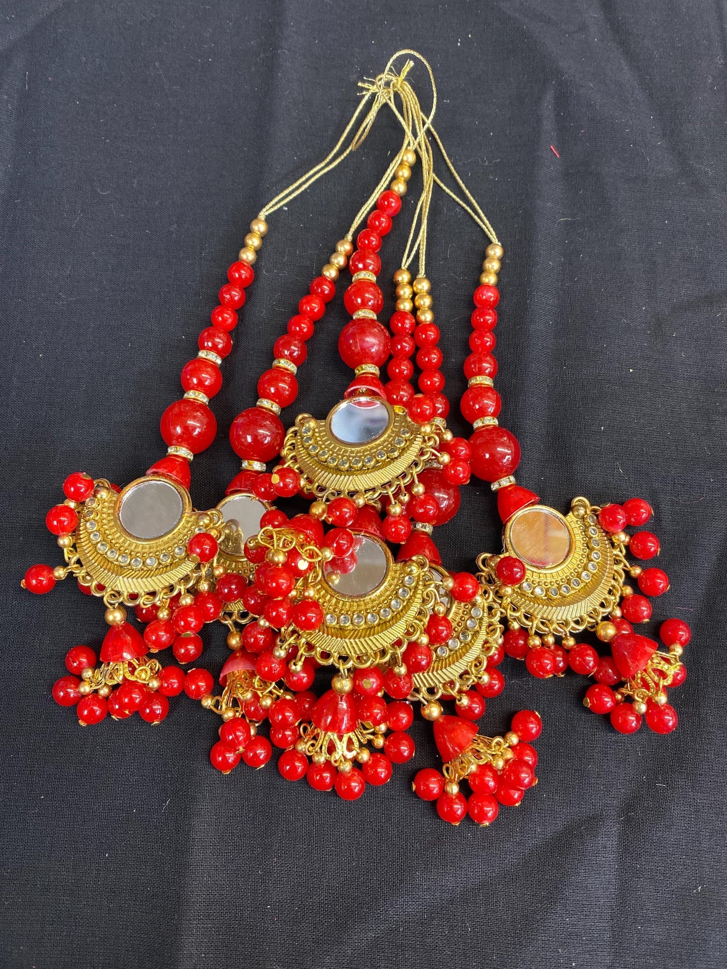 Fashion Handmade Latkan, Stylish Heavy Long for Lehenga, Chunni Border, Hanging Latkan for Lehenga, Handmade Pillow Shaped latkan