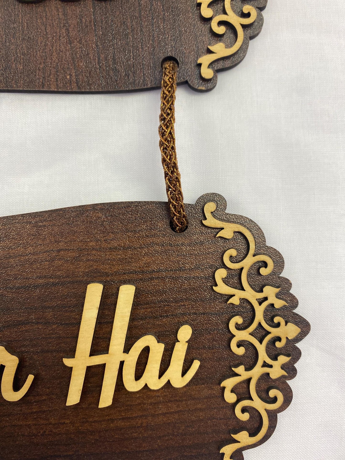 Wall hanging I Waheguru tera shukar hai(English) Wooden Wall Hanging | Door Hanging | Home Decor Accessory