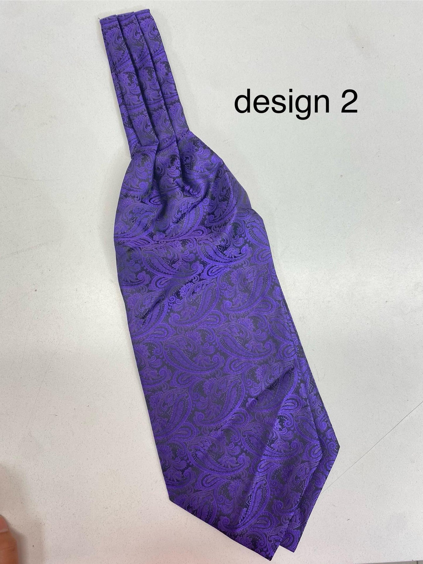 Silk Cravat Woven II Ascot Tie II Pocket Square