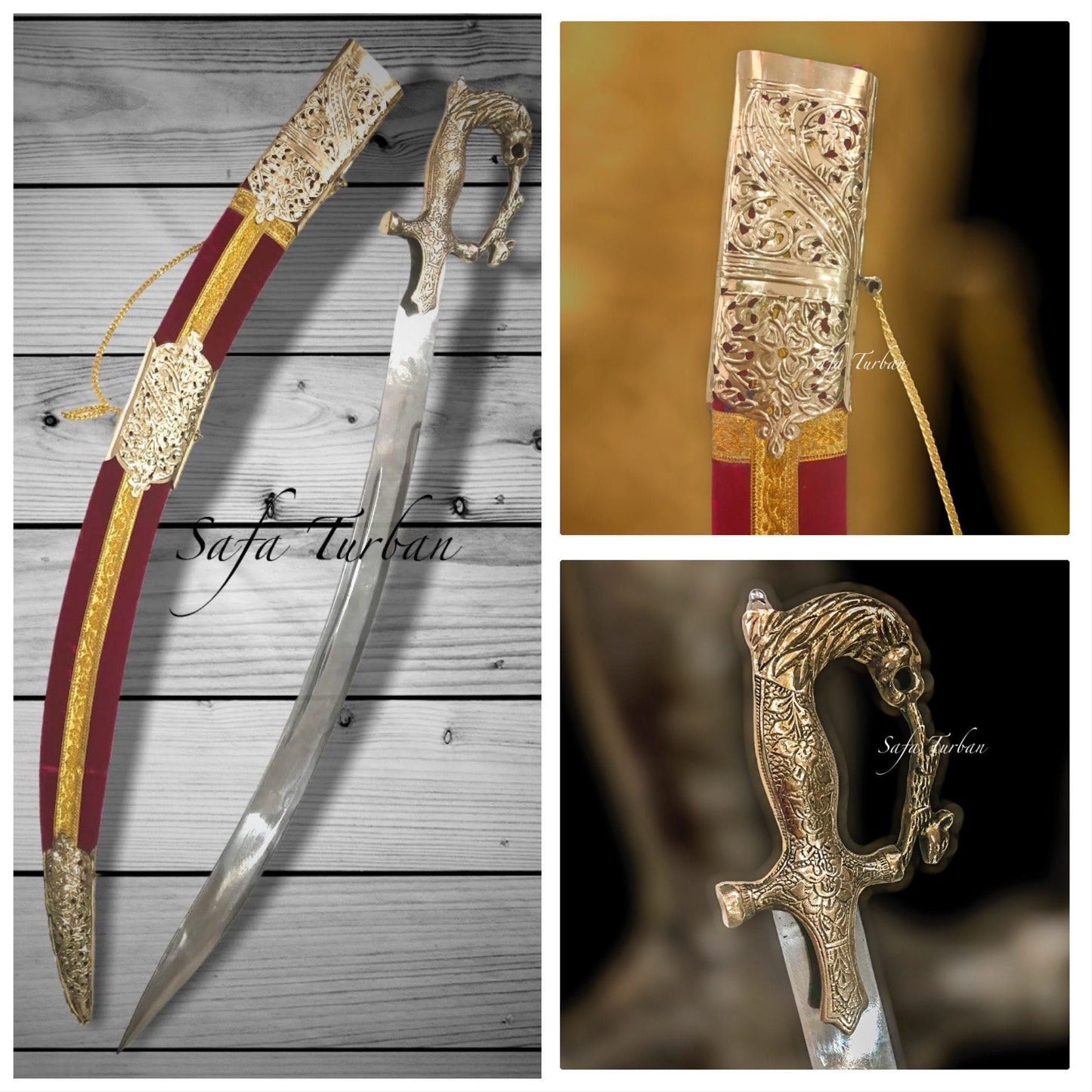Wedding Sword in Velvet Fabric / For wedding purpose, showpiece purpose or gifting purpose