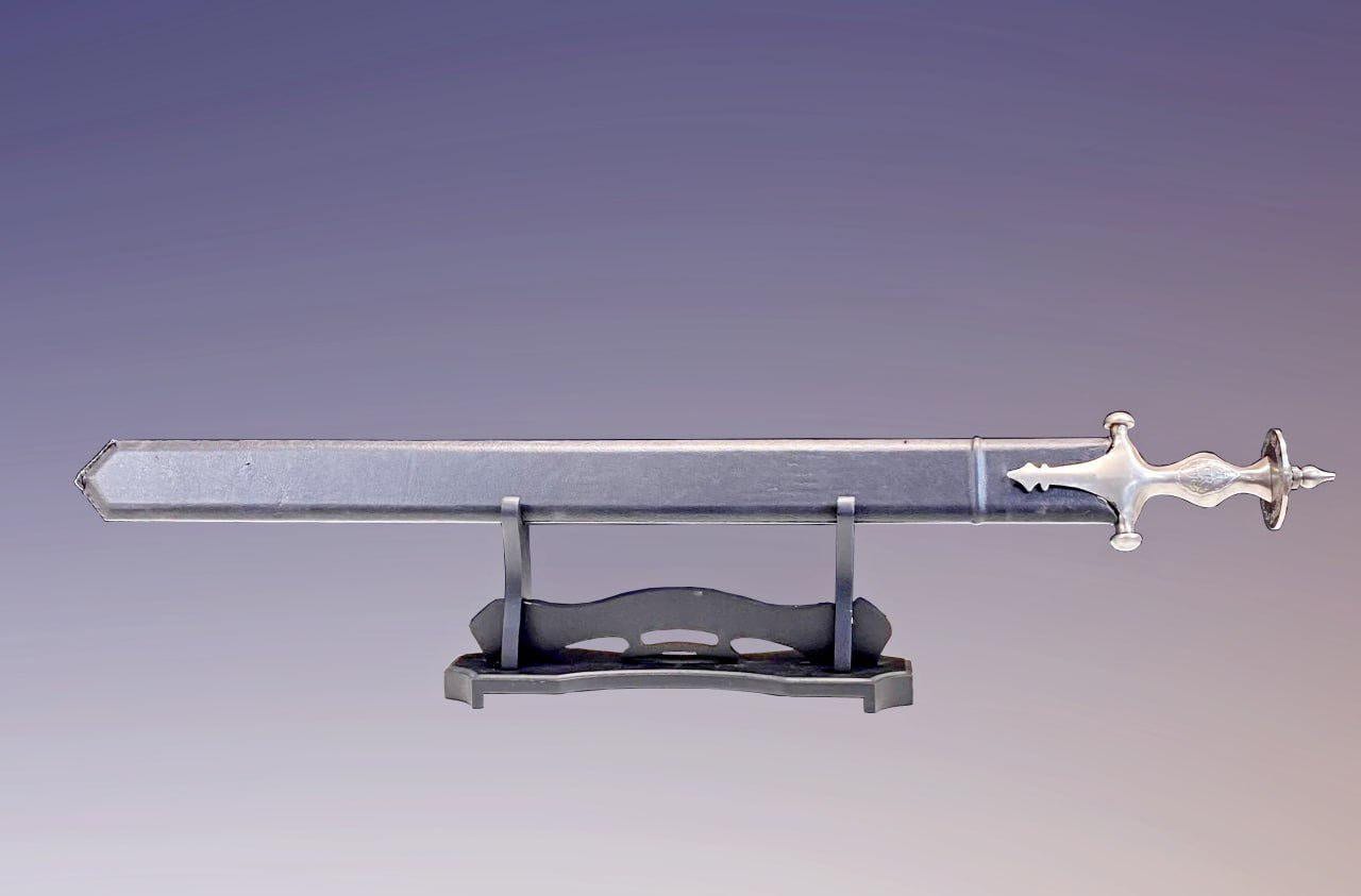 Indian Wedding Decorative Sword/Kirpan/Khanda- Khanda Sword with Sarbaloh Handle