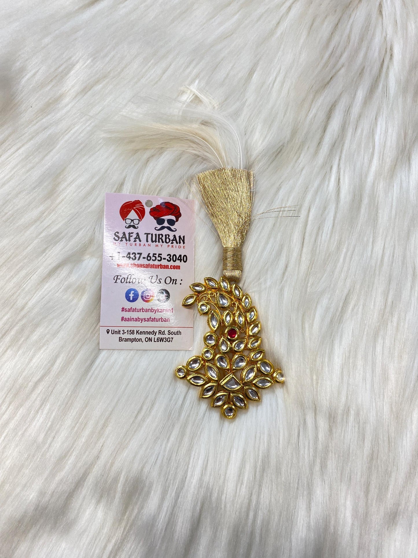 Indian Groom Wedding Accessories-  Kalangi/Kalgi for Men's Safa/Groom Pagdi