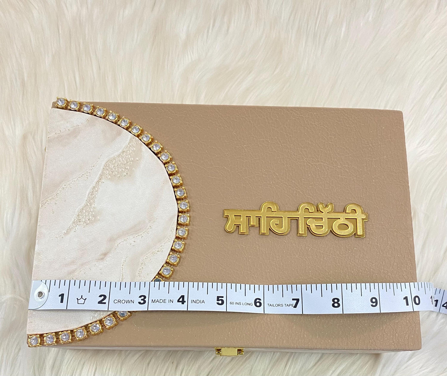 Wedding Invitation- Designer Musical Lagan Patrika/Shahi Chitthi for Marriage Invitation and Sagan in Hindi and Punjabi (Set of 1)