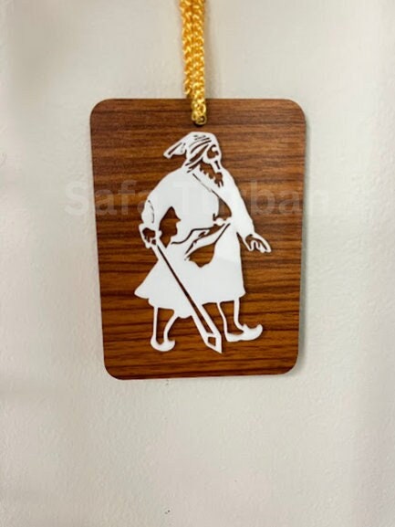 Car Hanging- Punjabi Sikh Ritual Car Hanging Accessories - Wooden Hanging Sikh Idol