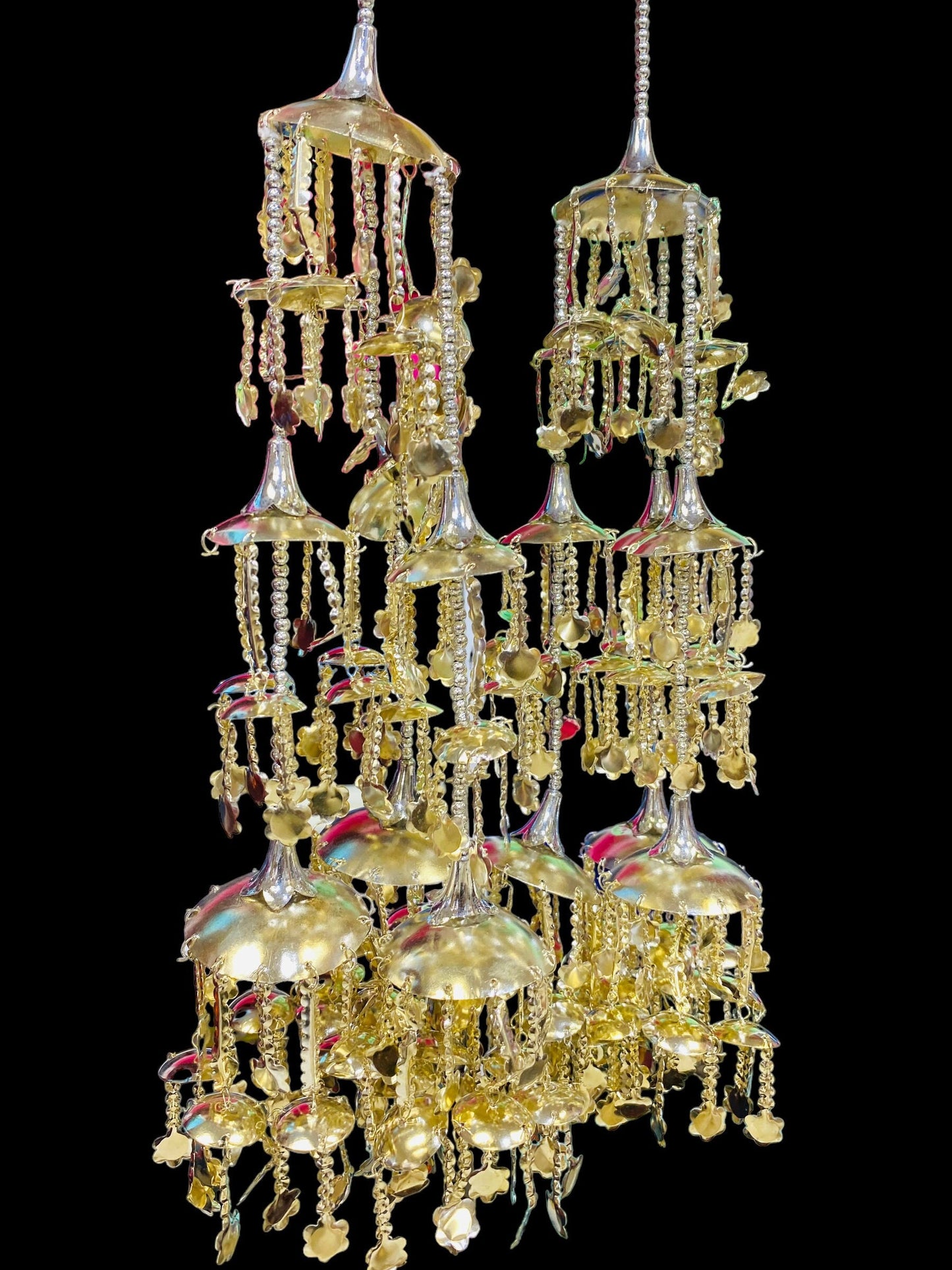 Beautiful Bridal Kaleera Traditional Big Size Kaliras for Bride & Women Hand Hanging Kalera(sold as pair)