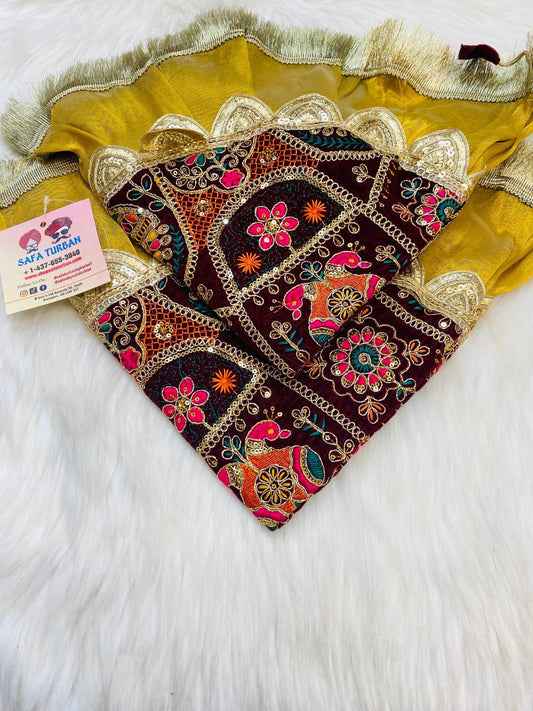 Wedding Accessories- 2 piece Lap Cover Set/ Bride & Groom Shagun/ Shagan Drawstring Bags / Wedding / Wedding Accessories