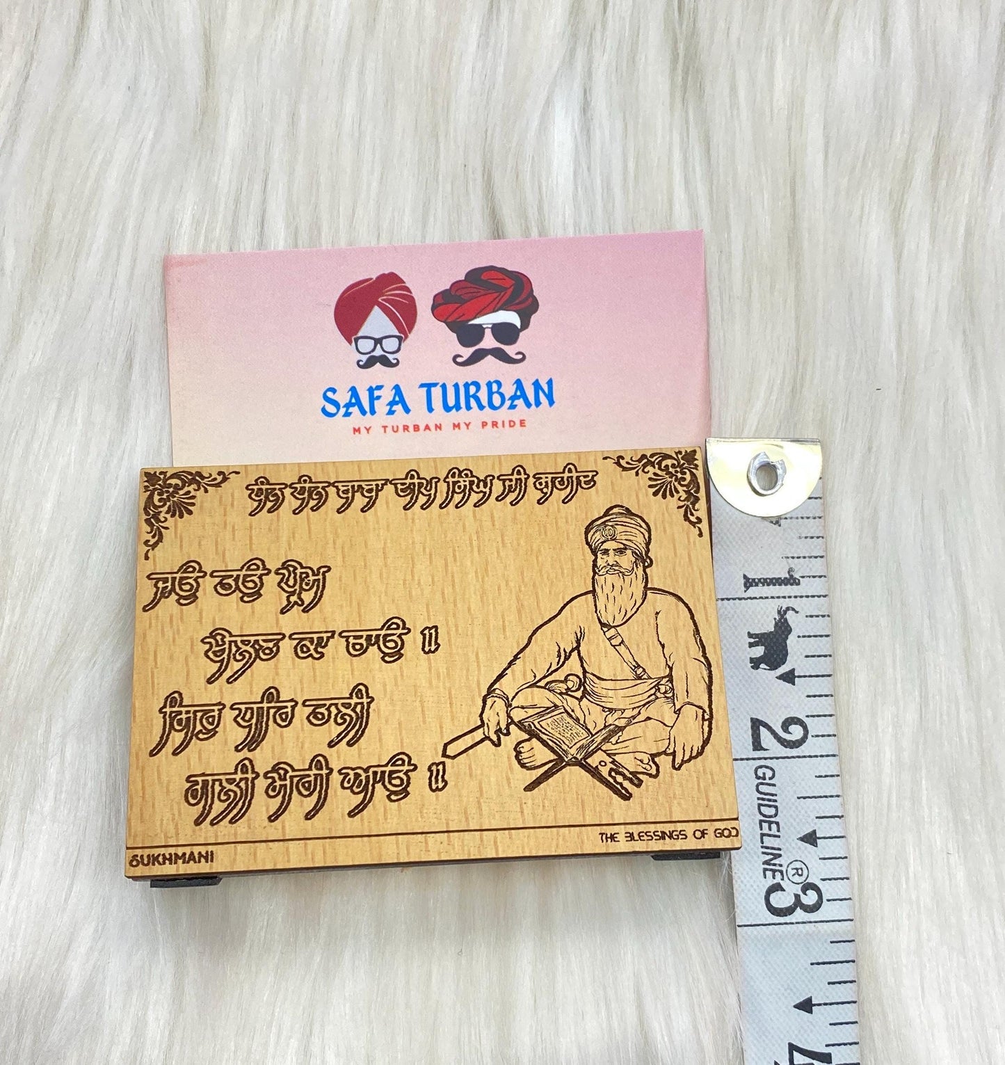 Wood Car/Truck/Office Dashboard/TableTop Display Accessories/Religious/Sikh item